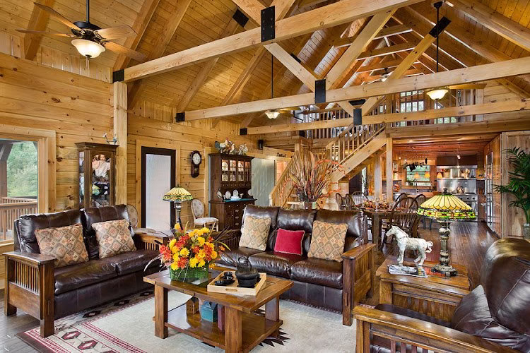 143090 honest abe log homes murfreesboro model home 1