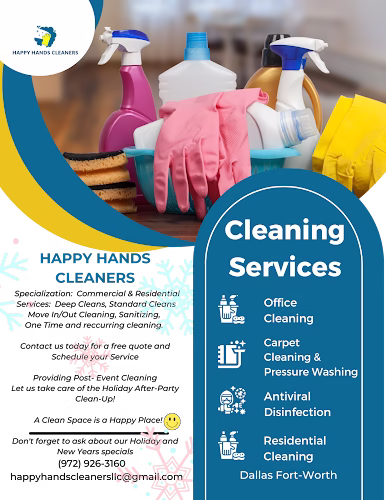 175871 happy hands cleaners