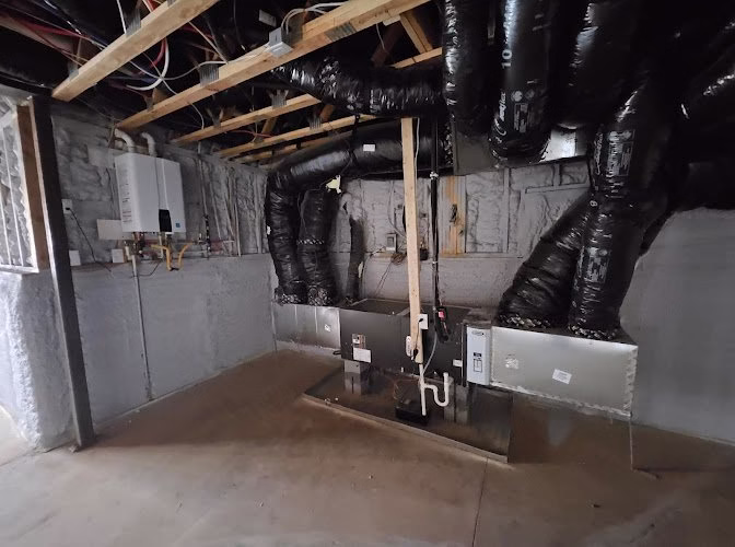 232045 yellow dot heating air conditioning