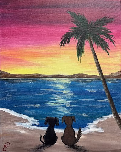 308532 black cat paint n sip